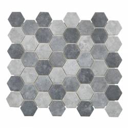 Mosaïque Verre - Mix Gris -...